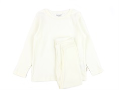 CeLaVi snow white pointelle pajamas